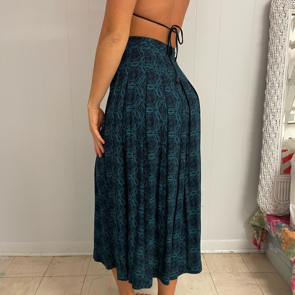 Herman Geist vintage pleated midi skirt